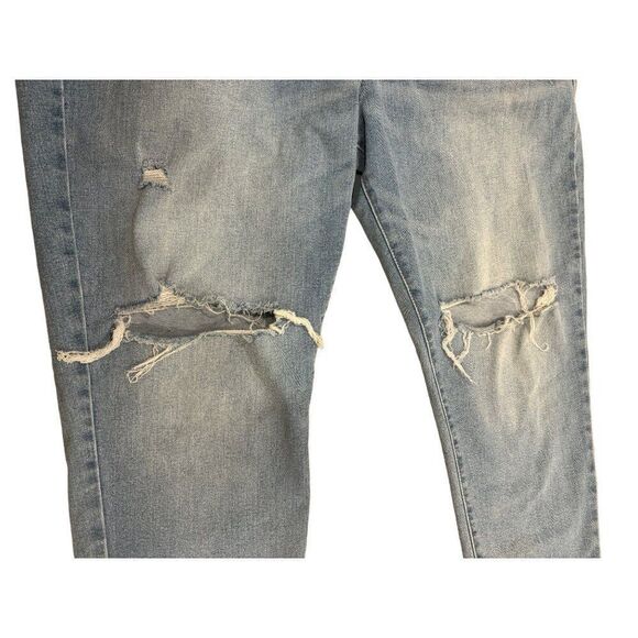 Denizen From Levi's Boyfriend Cropped Distressed Jean Sz 16 Women - Picture 3 of 10